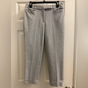 WHBM Cuffed Dress Cropped Slacks Size 4